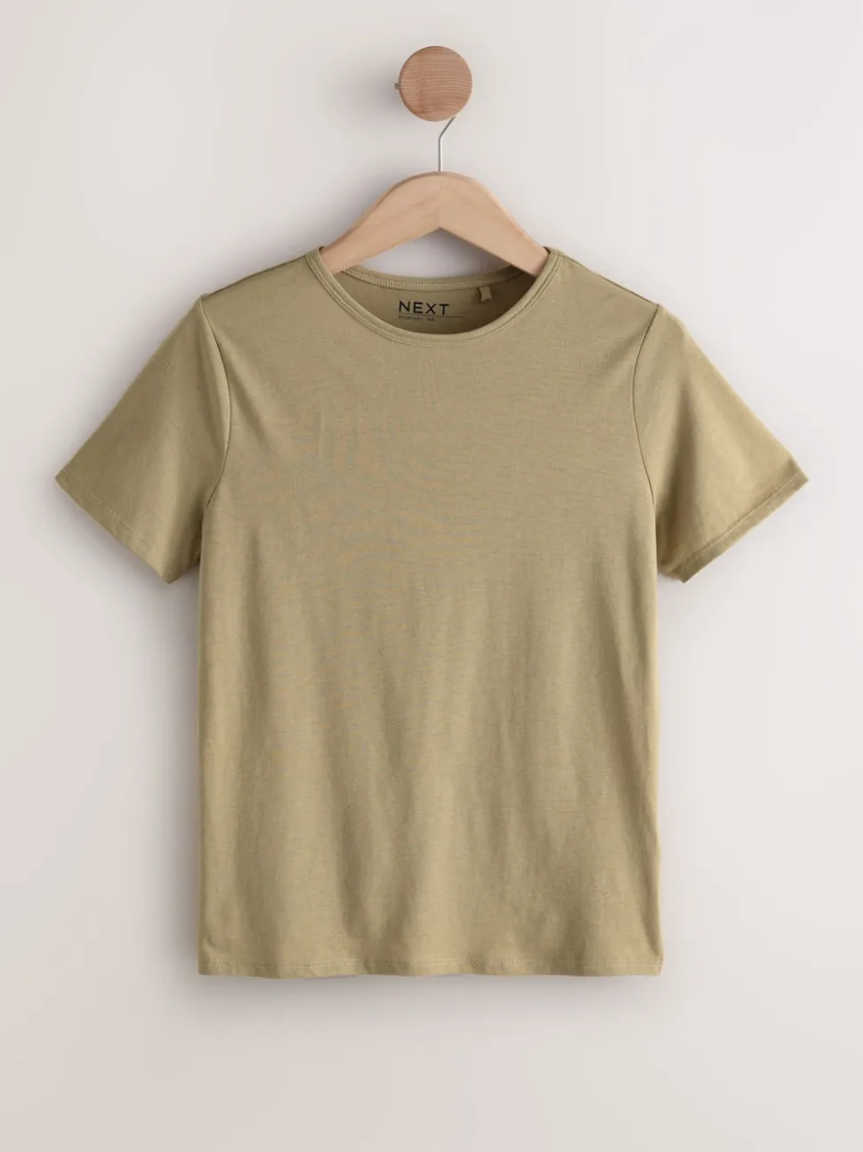 Aardse tinten - Set van 7 katoenen T-shirts met ronde hals voor alle dagen