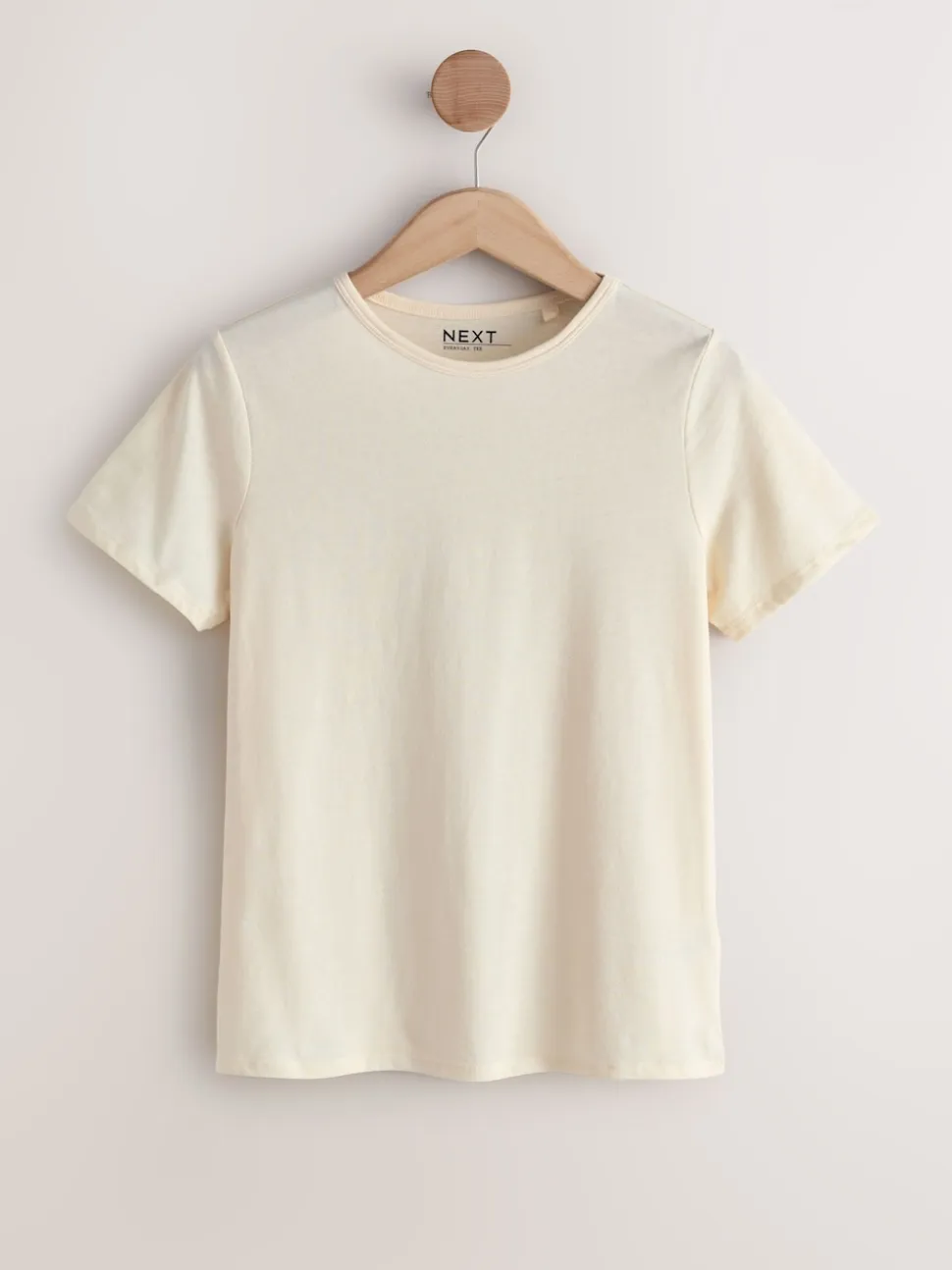 Aardse tinten - Set van 7 katoenen T-shirts met ronde hals voor alle dagen