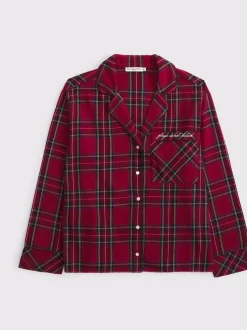 Abercrombie & Fitch Flannel Long Sleeve Pyjama Top