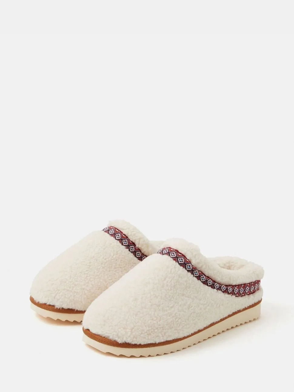 Accessorize Borg Mule Slippers