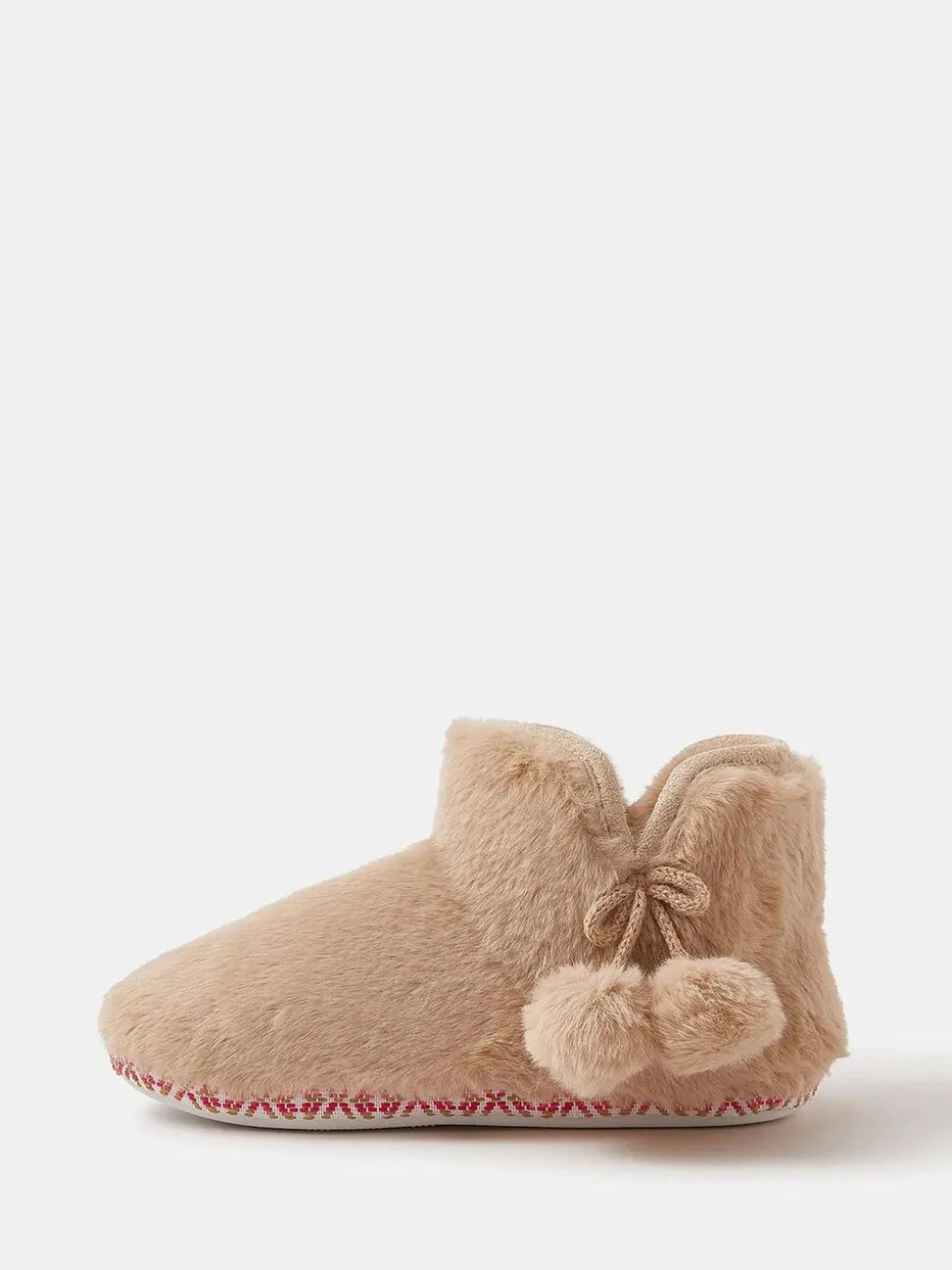 Accessorize Fluffy Braided Slipper Boots