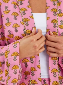 Accessorize Marigold Print Dressing Gown