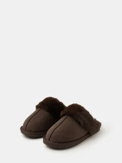 Accessorize Suedette Mule Slippers