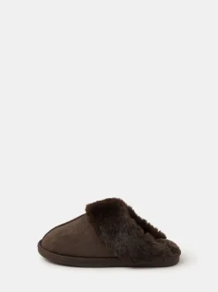 Accessorize Suedette Mule Slippers