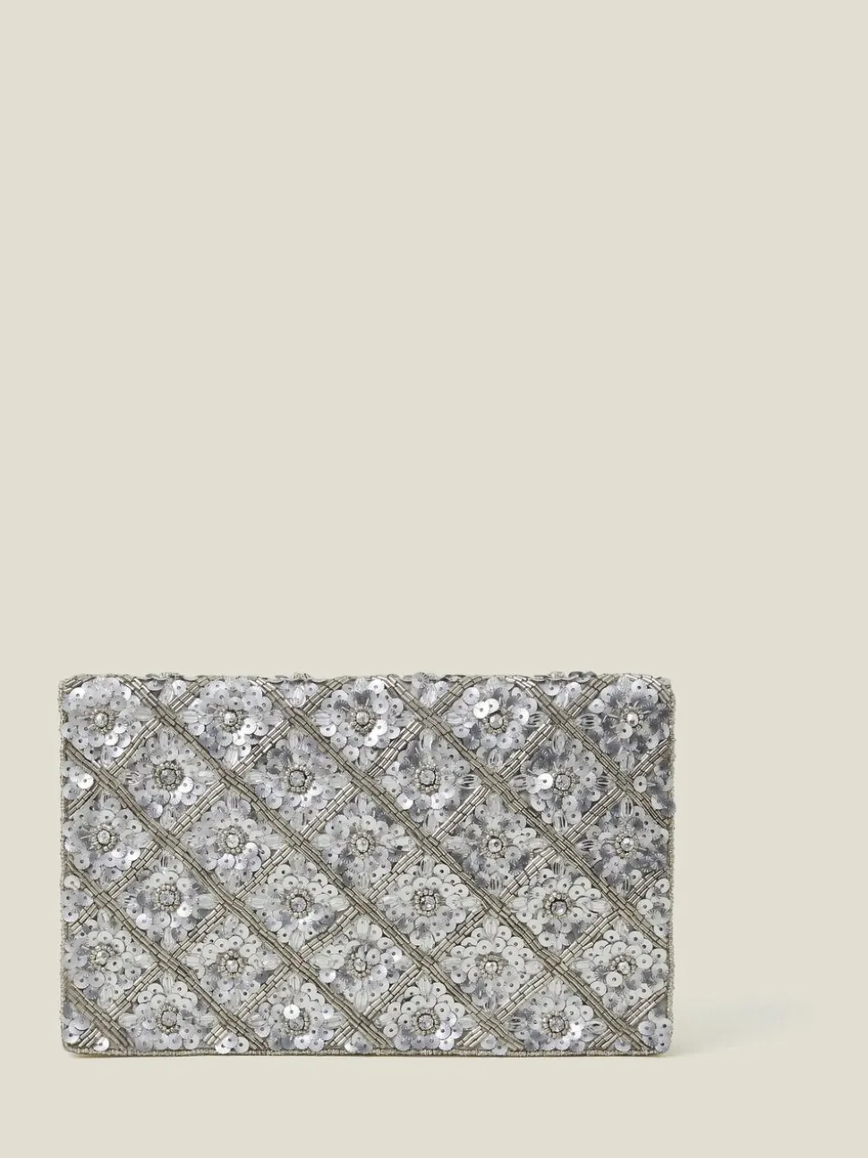 Accessorize Tianna Metallic Clutch tas