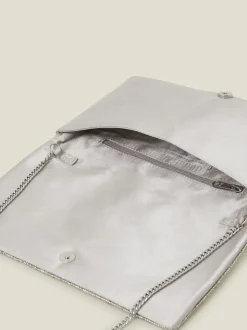 Accessorize Tianna Metallic Clutch tas