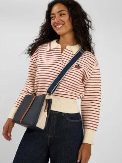 Accessorize Triple Compartment Cross-Body Bag