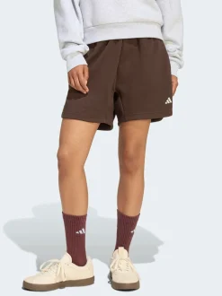 adidas 3 Stripe Studio Fleece Shorts
