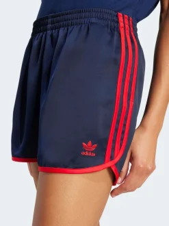 adidas Originals 3 Stripe Satin Sprinter Shorts