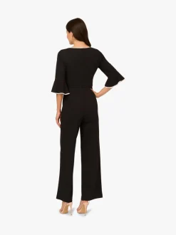 Adrianna Papell Ruffle Sleeve Jumpsuit