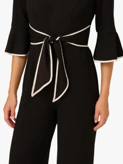 Adrianna Papell Ruffle Sleeve Jumpsuit