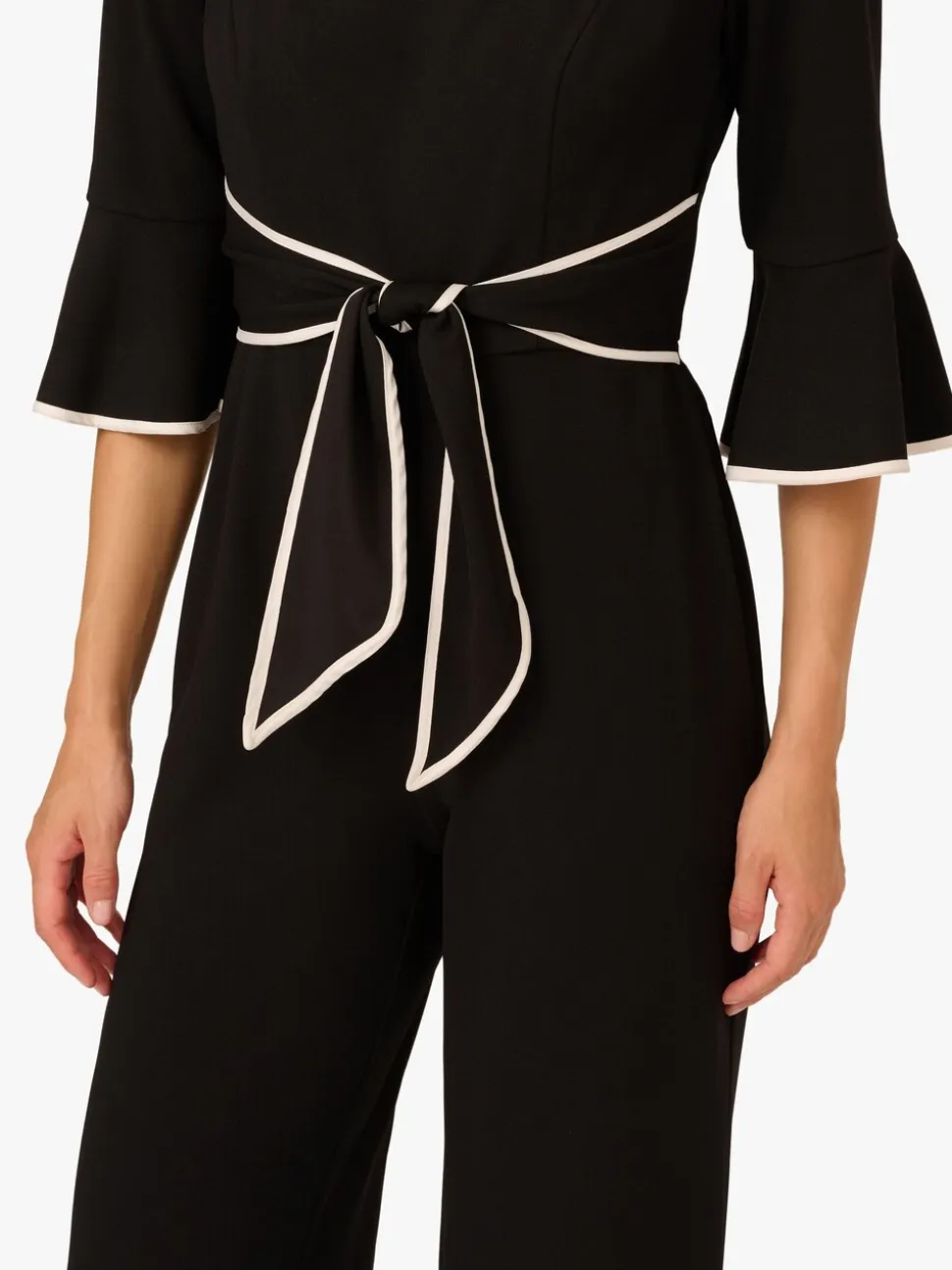 Adrianna Papell Ruffle Sleeve Jumpsuit