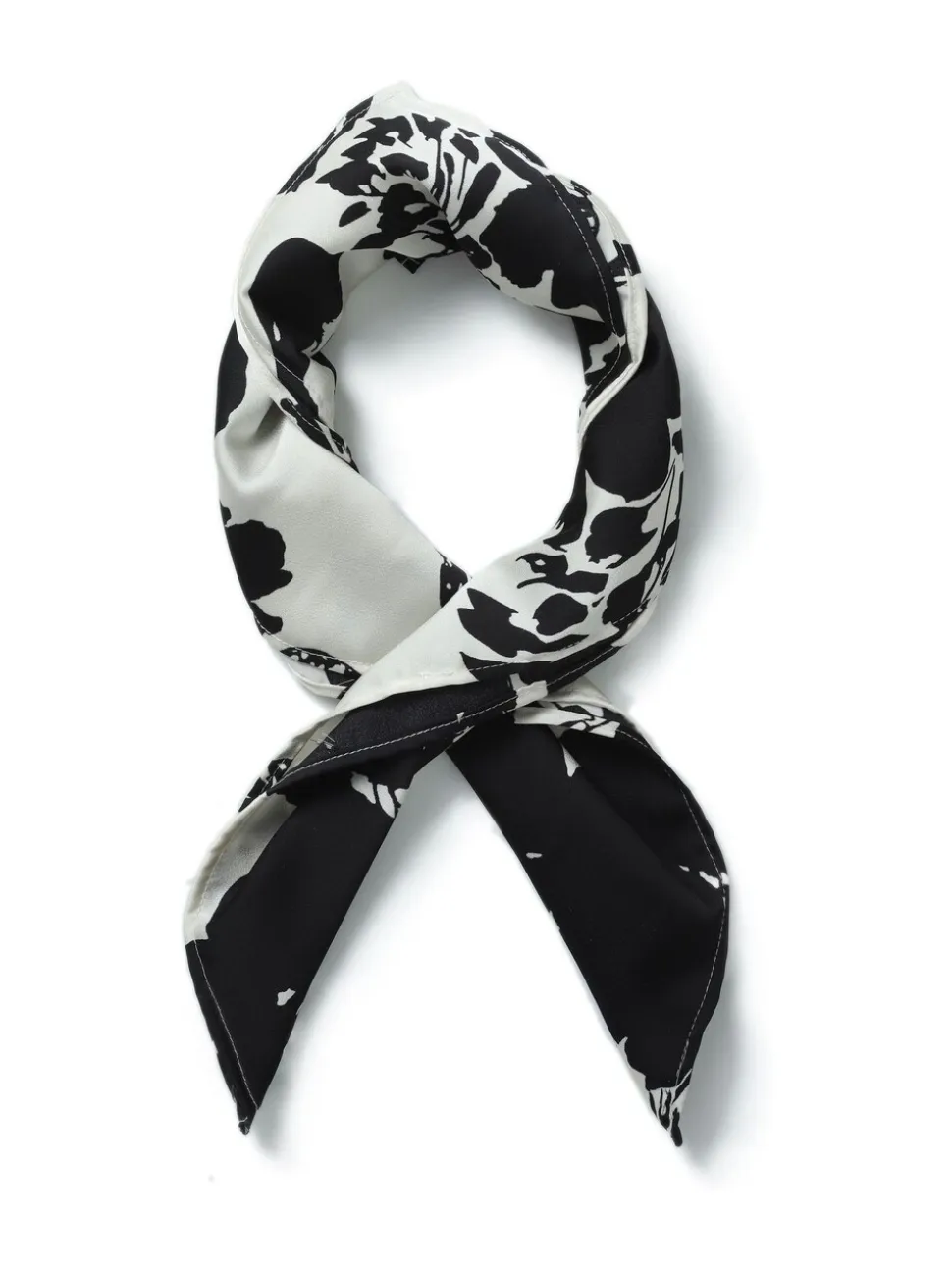Aela Black and White Bandana Scarf