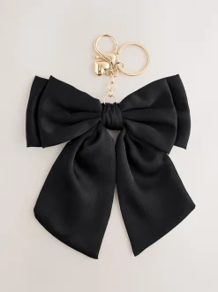 Aela Fabric Bow Bag Black Charm