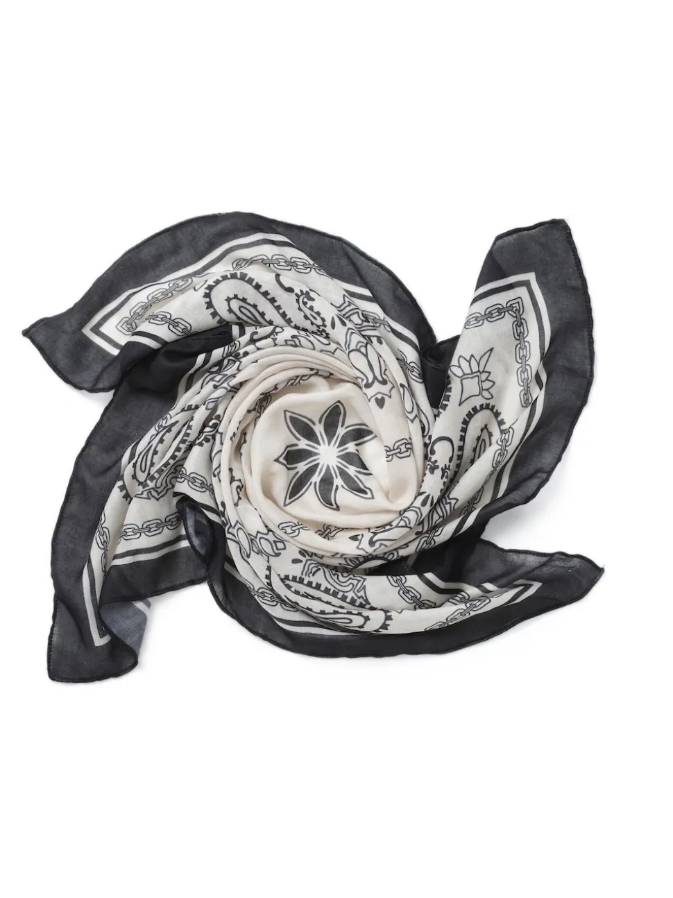 Aela Modern Western Black Scarf