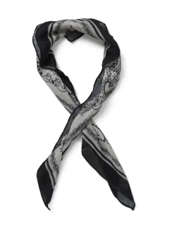 Aela Modern Western Black Scarf