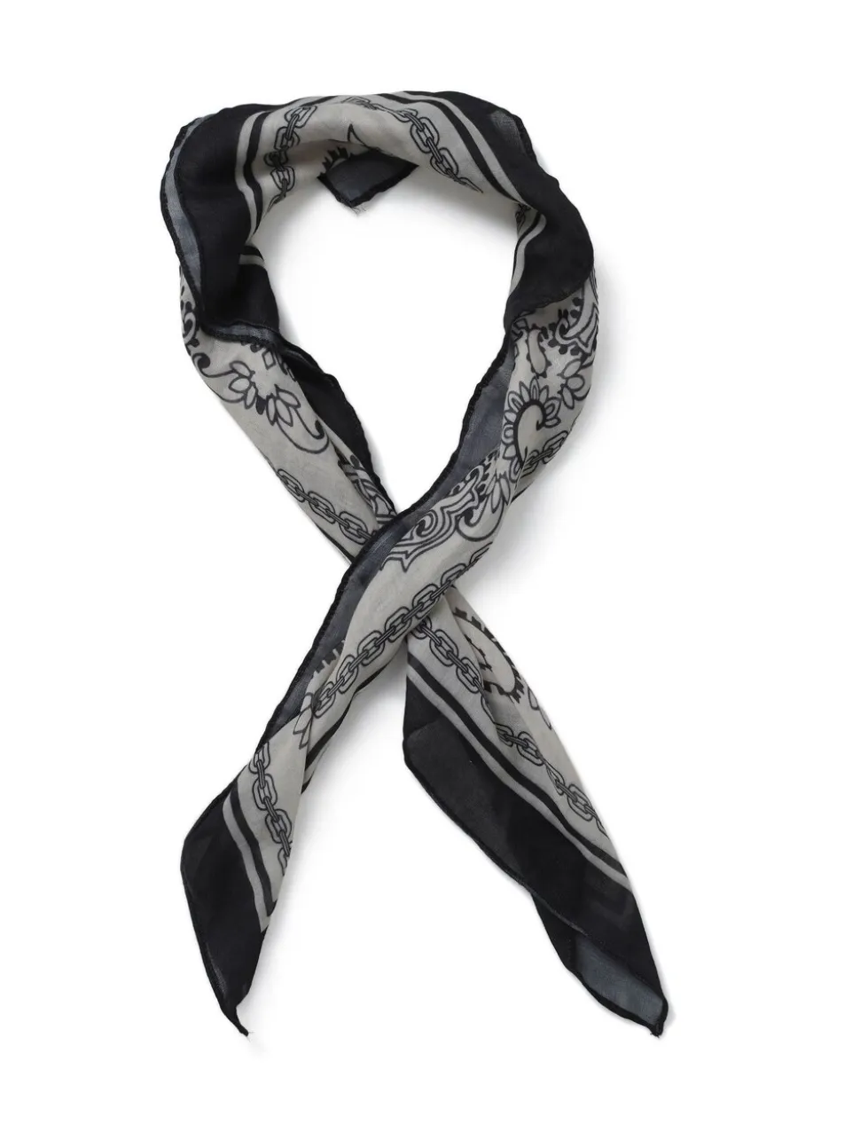 Aela Modern Western Black Scarf