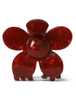 Aela Red Flower Hair Claw