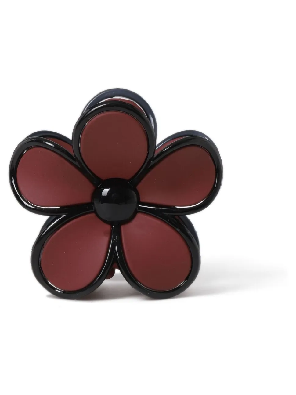 Aela Red Matte Flower Hair Claw