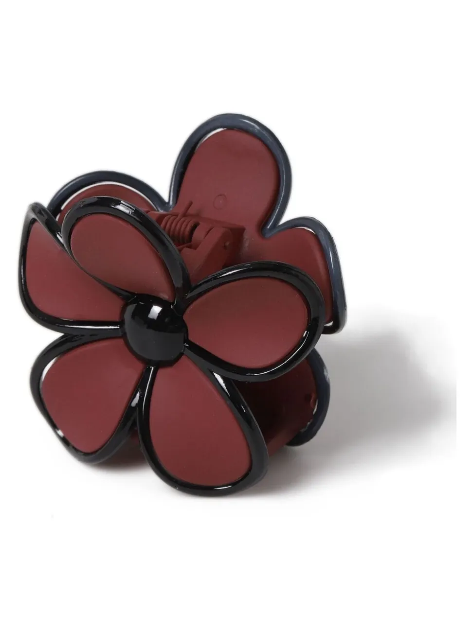 Aela Red Matte Flower Hair Claw