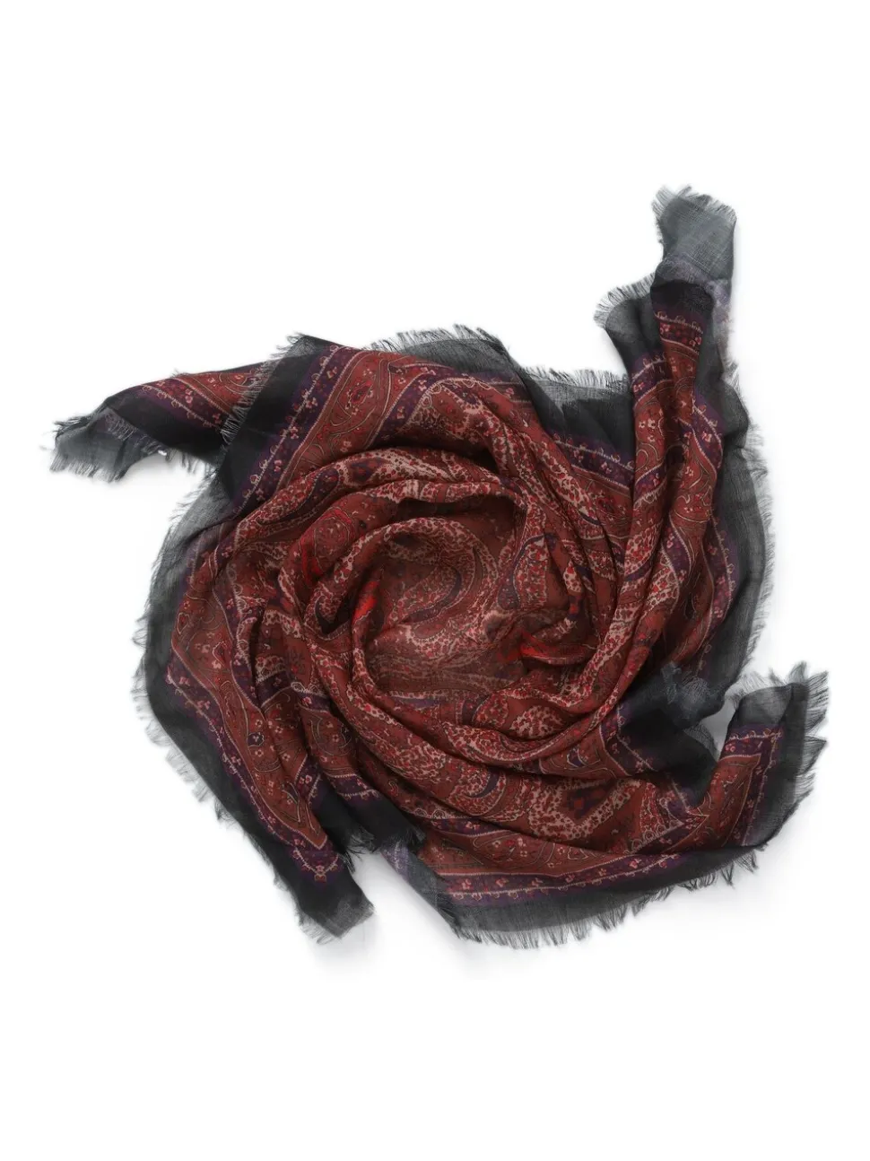Aela Red Paisley Scarf