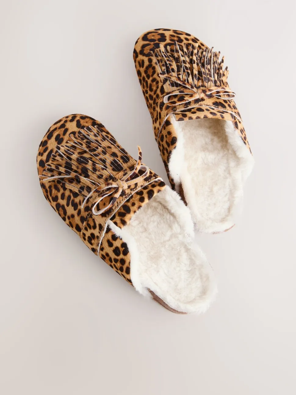 Animal - Fringe Mule Footbed Slippers