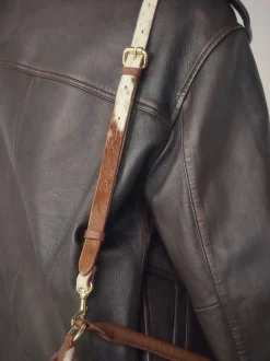 Animal - Leather Scooped Hand Held Bag