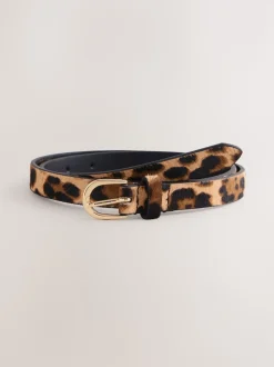 Animal - Smalle leren riem