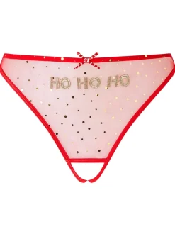 Ann Summers Ho Ho Ho Mesh Knickers