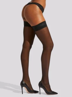 Ann Summers PU Plain Seamed Tights