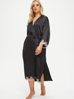 Ann Summers Sorella lange satijnen badjas