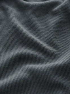Antraciet - Thermische Base Layer Bodysuit met kanten afwerking