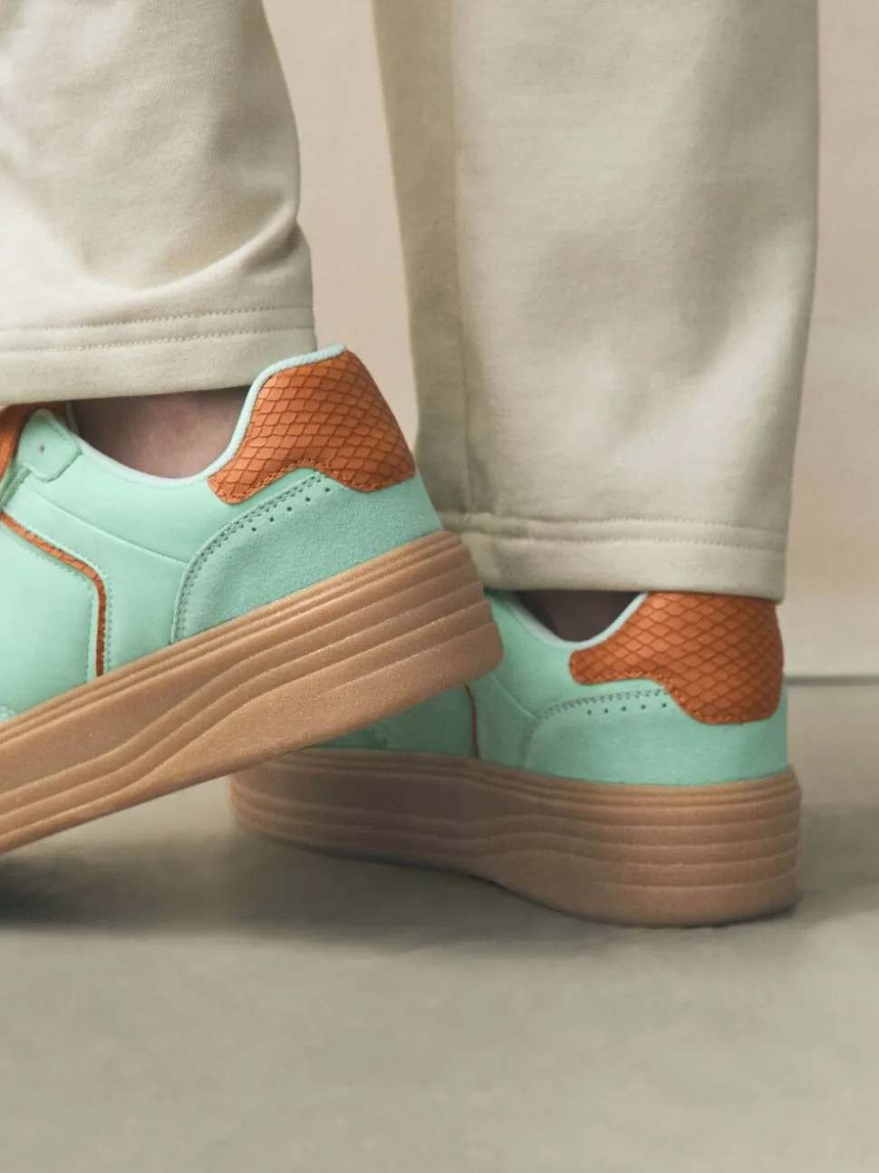 Aqua - Chunky sneakers met veters en plateauzool
