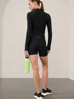 Athleta Pacesetter shorts van 4" met ultra hoge taille
