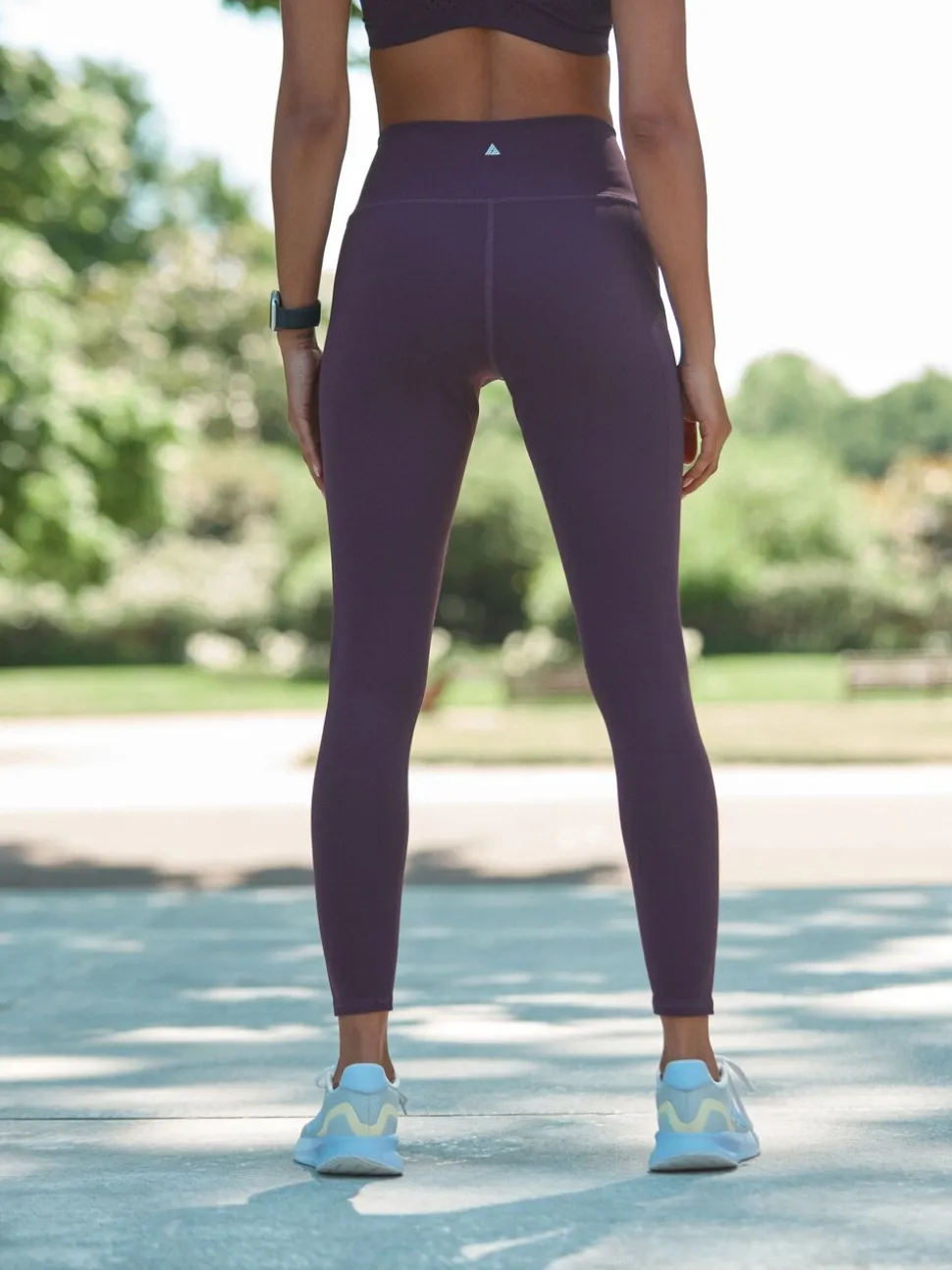 Aubergine - Active Sports Dry Tech Sculpting Leggings
