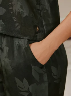 B by Ted Baker Black Jacquard Floral Cami Pyjamas