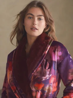 B By Ted Baker bordeauxrode comfortabele kamerjas