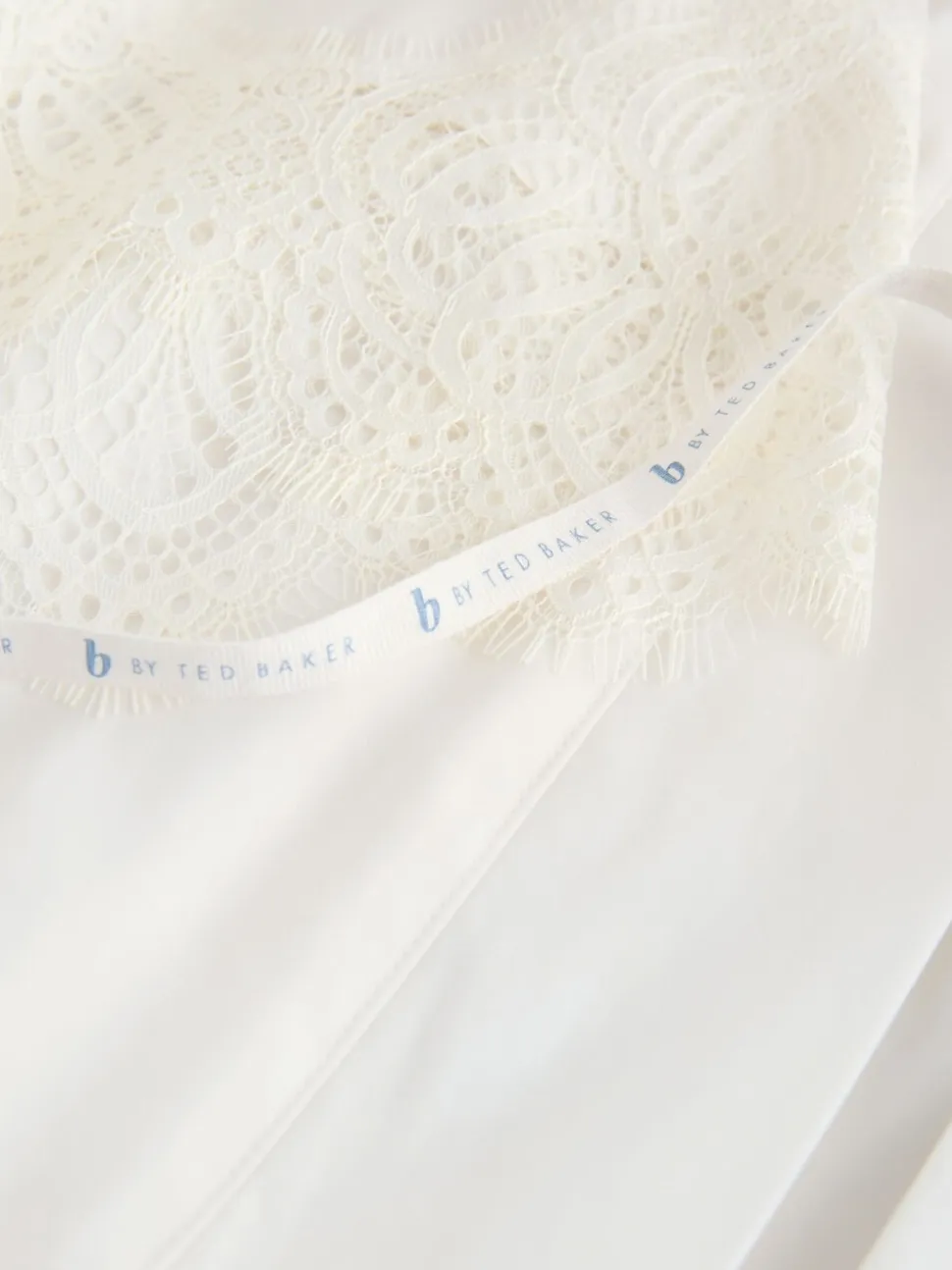 B by Ted Baker Ecru Satin Lace Bridal Robe