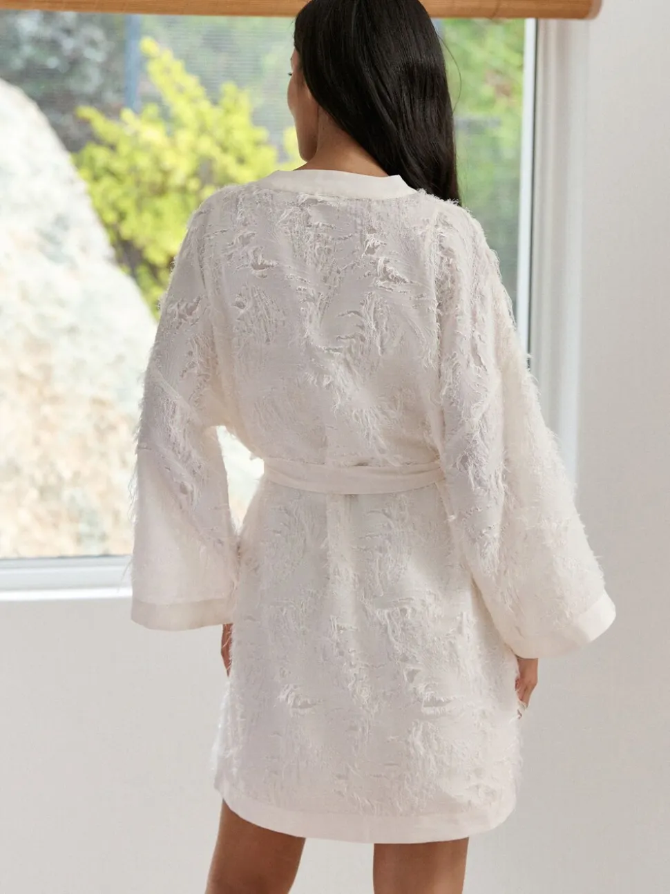 B by Ted Baker Feather Ivory Bridal Robe