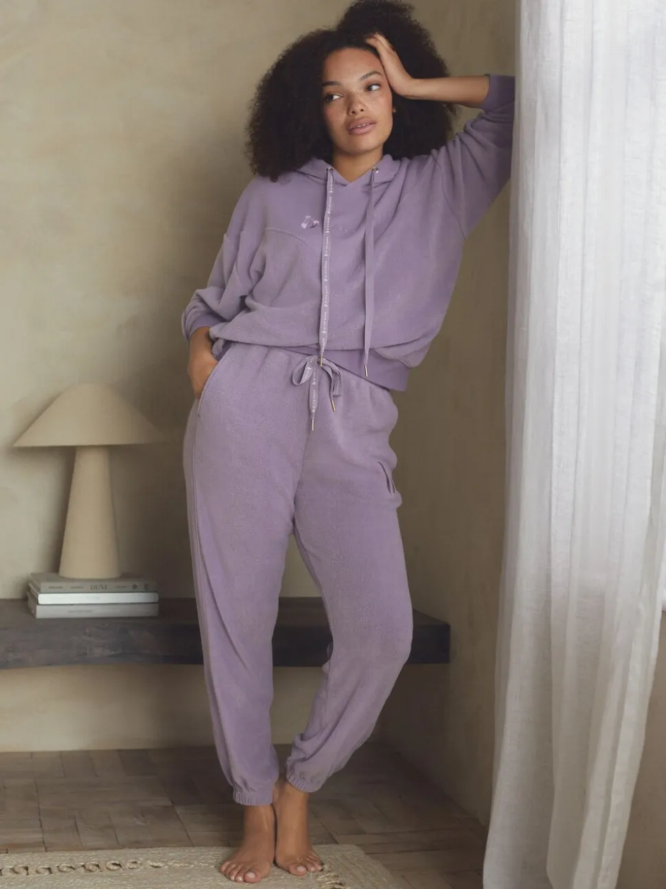 B by Ted Baker Lilac Purple Fleece Joggers