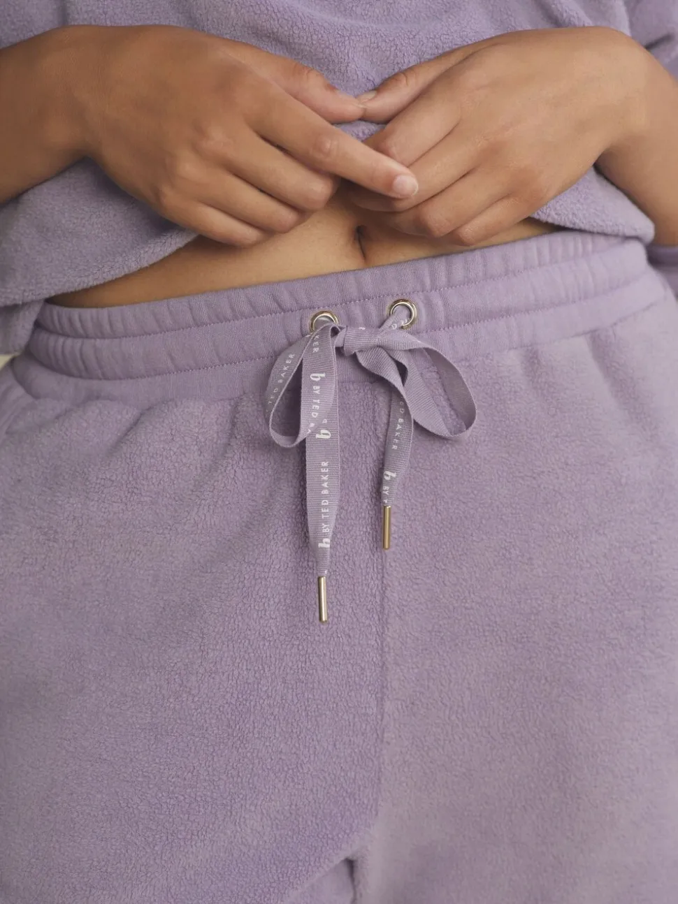 B by Ted Baker Lilac Purple Fleece Joggers