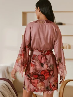 B by Ted Baker Pink Satin Robe