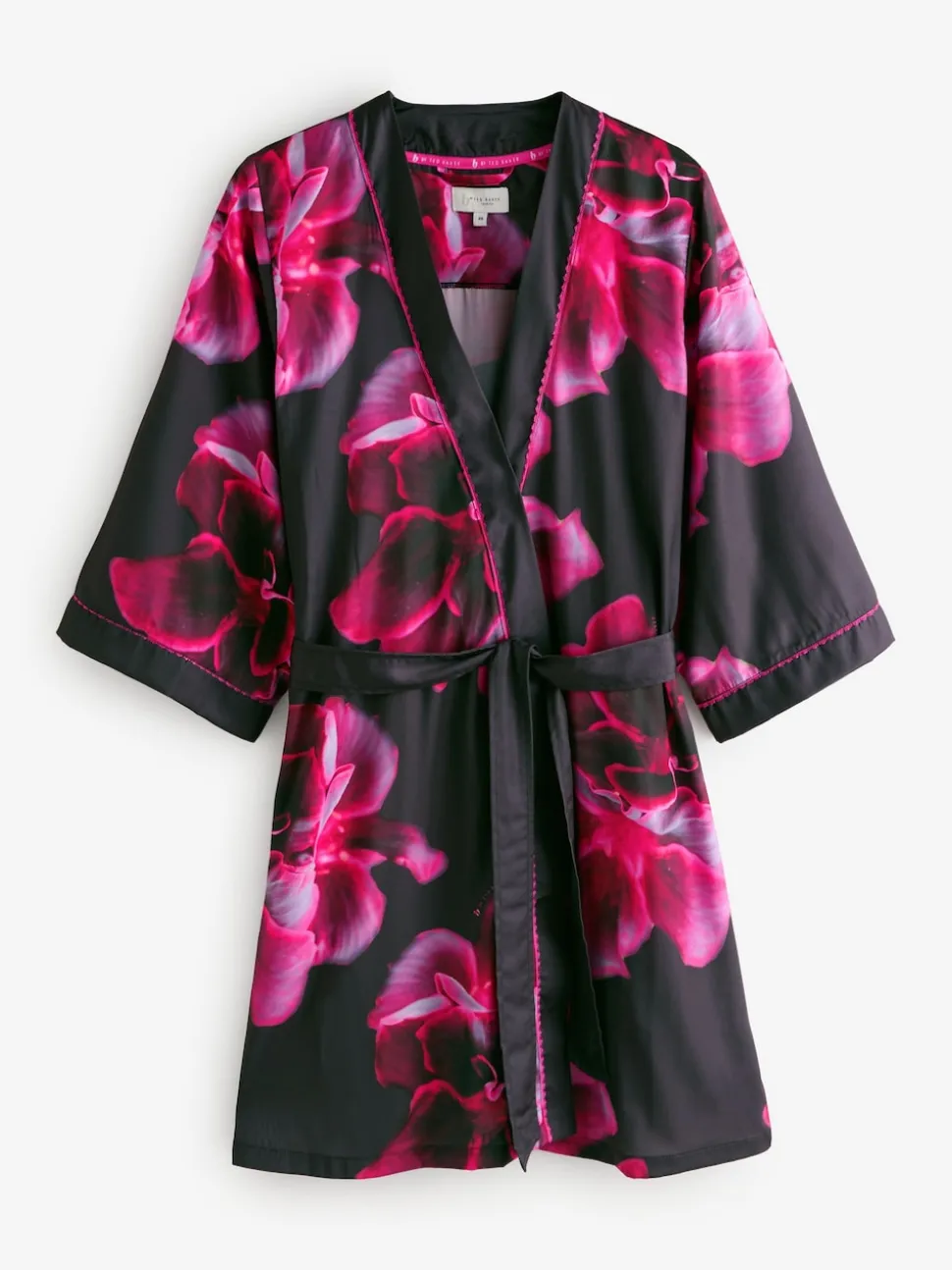 B by Ted Baker Purple Bright Floral Satin Robe