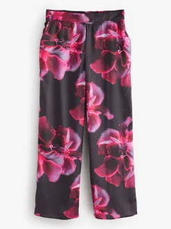 B by Ted Baker Purple Satin Floral Cami Pyjamas