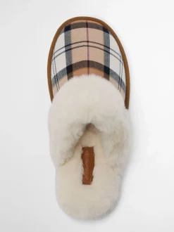 Barbour Claudia Tartan Mule Slippers