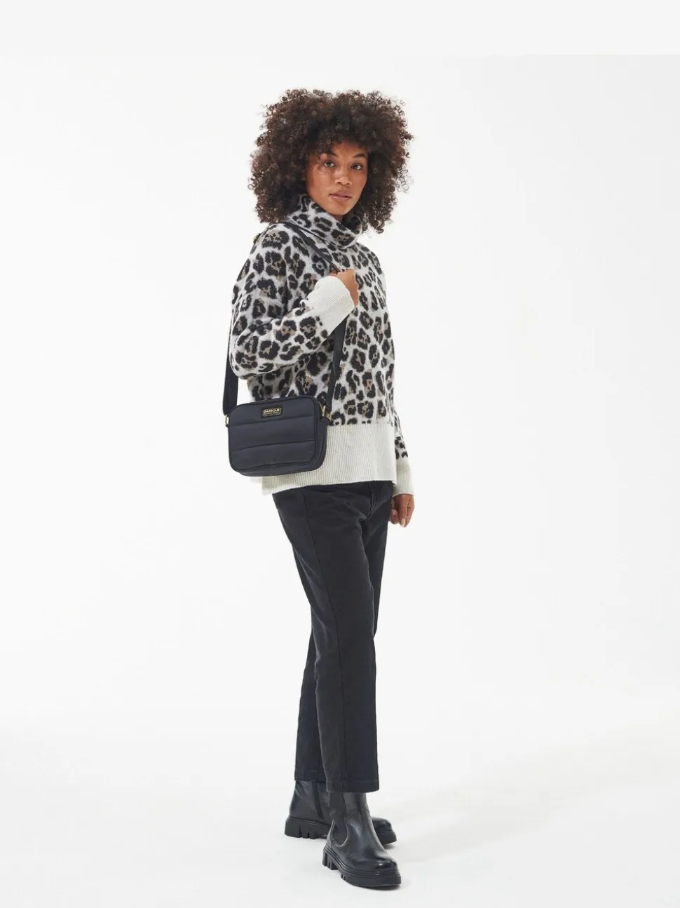 Barbour® International Monaco Quilt Logo Crossbody Bag