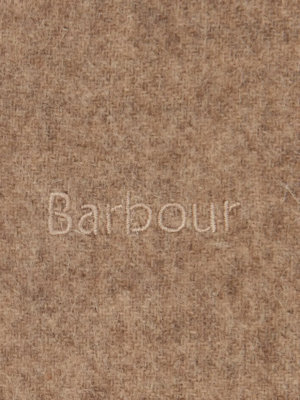 Beige - Barbour® geweven sjaal van lamswol