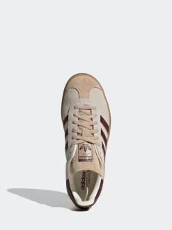 Beige/rood - adidas Originals Gazelle Bold W Trainers