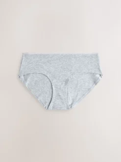 Bessenkleur/roze - Set van 7 slips met hoog katoengehalte