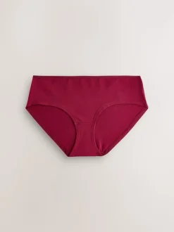 Bessenkleur/roze - Set van 7 slips met hoog katoengehalte